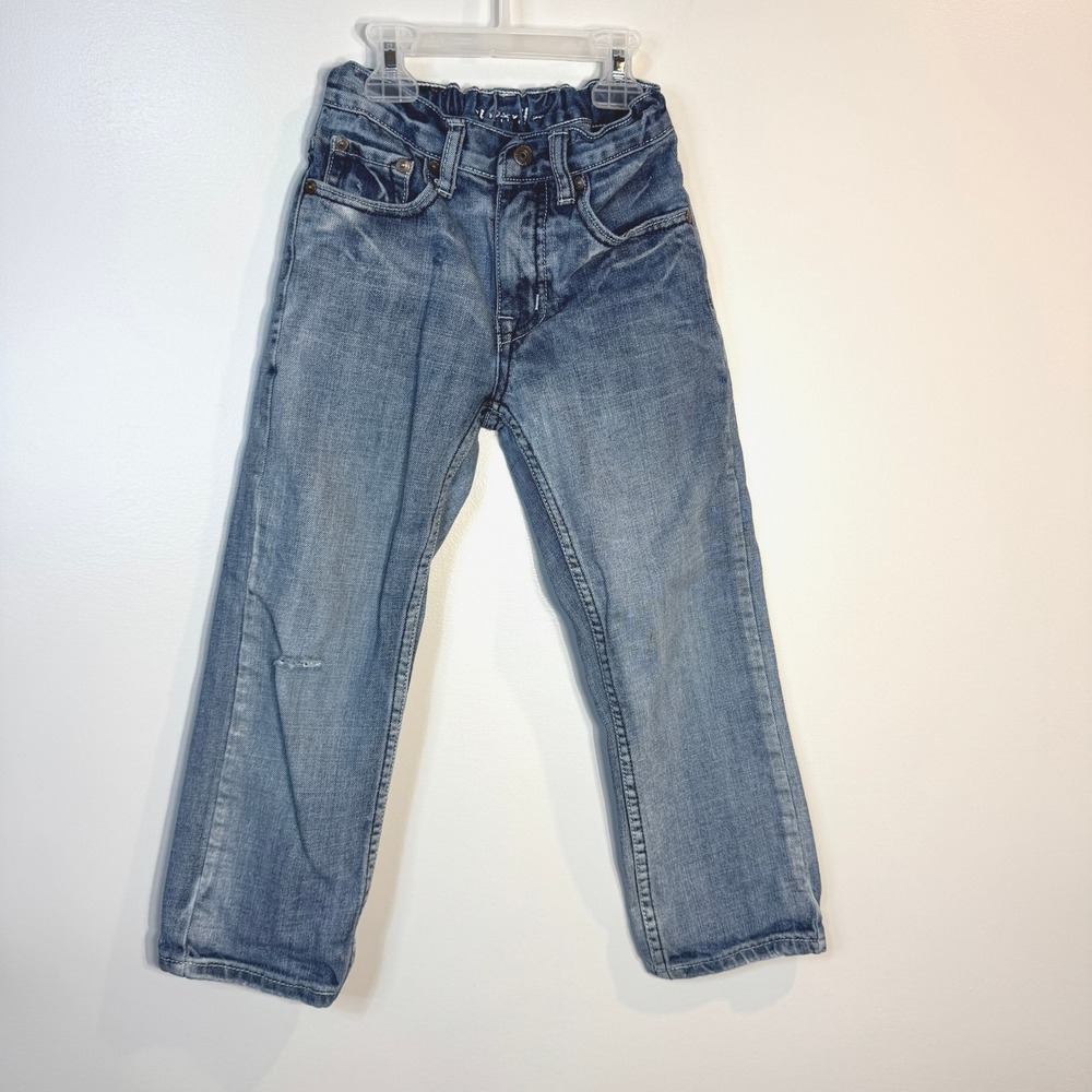 Flypaper Kids Jeans Boys Slim Straight Denim Distressed Size 6S‎